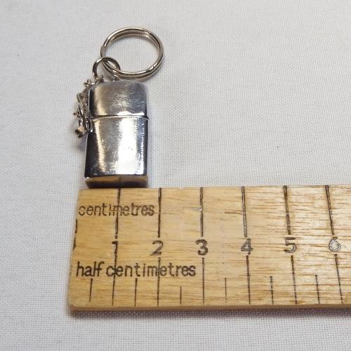 Smoking Accessories Vintage miniature Zippostyle keychain fluid